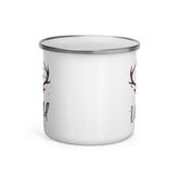 "Into the Wild" Camping Enamel Mug